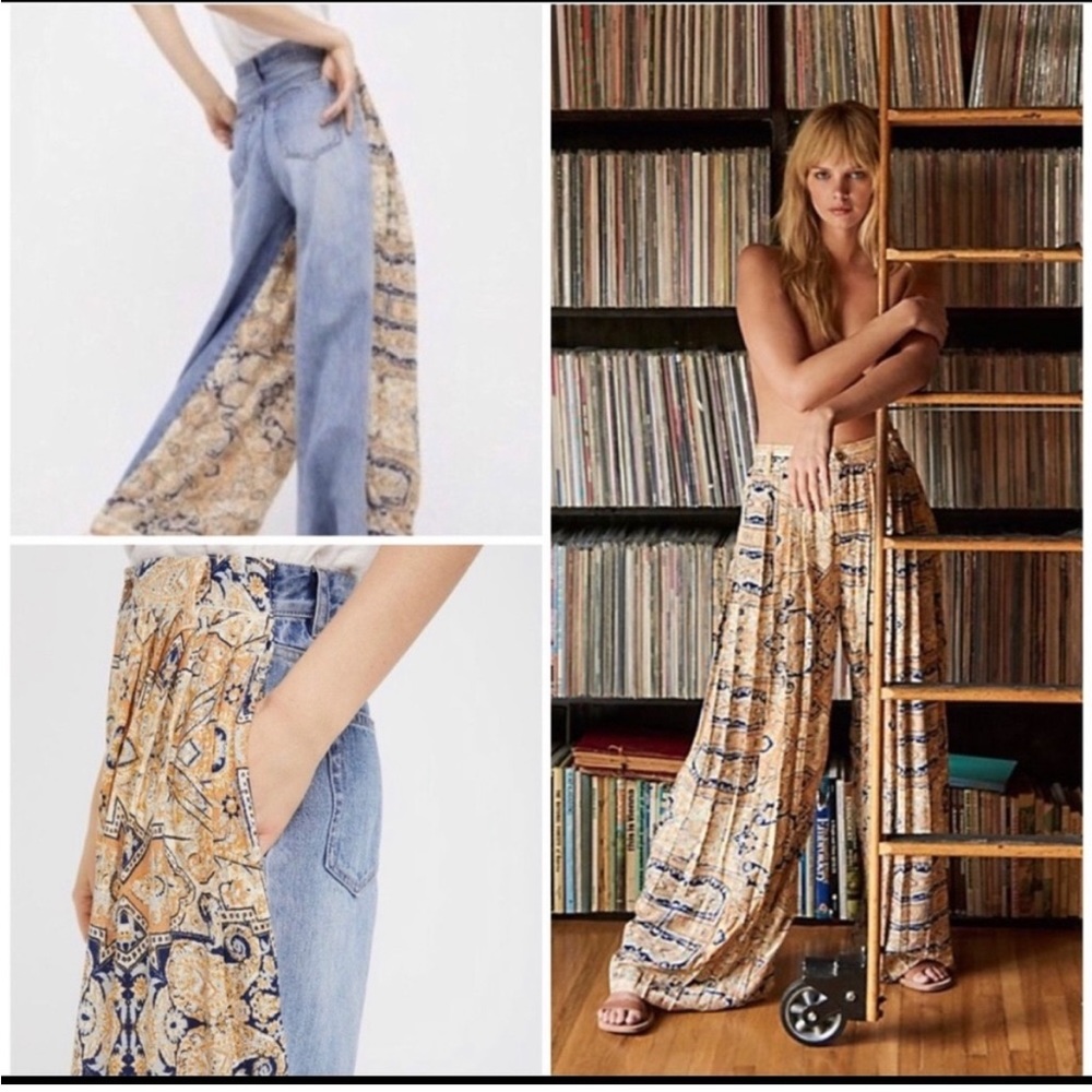 Free People | We the Free FP Coming and Going Wide Leg Pants Jeans New 25